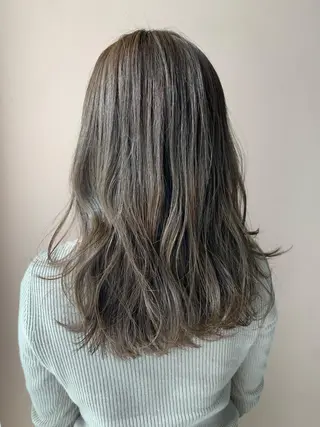 ロング カラー hub hair レイヤー/透明感のヘアスタイル