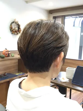 ショート Annon プライベートサロンのヘアスタイル