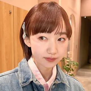 ショート カラー レイヤー/柔らか 透明感カラー/ゆきなのヘアスタイル