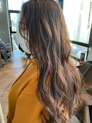 ミディアム カラー 韓国ヘア 店長NEGIのヘアスタイル