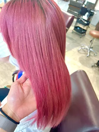 ロング カラー ヘアアレンジ 🌈インナーカラー ‘ショウマ’🌈のヘアスタイル