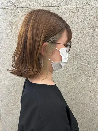 ミディアム カラー ヘアアレンジ 浦安美容師🌈 Mayaのヘアスタイル