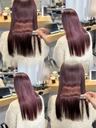 ロング leo/ロング／ レイヤーカット⛈️のヘアスタイル