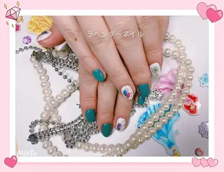 ネイル ラベンダー💖日暮里 ルル💖ネイルのネイルデザイン