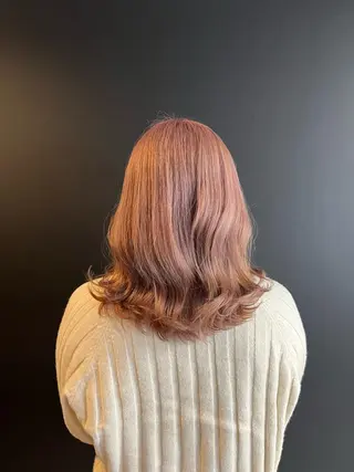 ミディアム カラー ヘアアレンジ 🦋レイヤー特化/ 羽エク/ナツミ🦋のヘアスタイル
