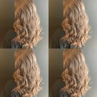 セミロング カラー ✨縮毛矯正✖︎顔周り レイヤー✨ナカムラのヘアスタイル