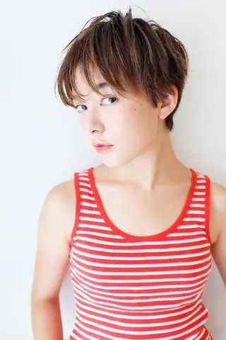 ミディアム カラー マツエク・マツパ 横浜Bob美容師🤎 ERINAのヘアスタイル