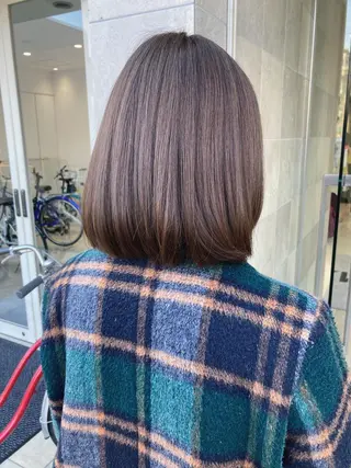 ミディアム カラー 田中 あかねのヘアスタイル