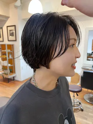 ショート カラー 若林 良のヘアスタイル