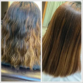 セミロング エクステブリーチ矯正 griFFicaのヘアスタイル