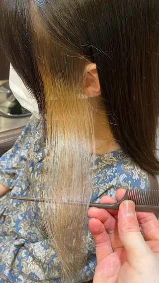 セミロング パーマ マスイ カイセイのヘアスタイル