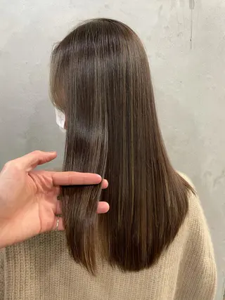 ロング カラー ヘアアレンジ 北間 寛哉のヘアスタイル
