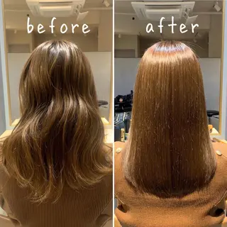 ミディアム ✨髪質改善　美髪✨ 縮毛　井上 大誠のヘアスタイル