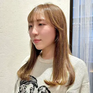 ロング カラー 🍒中川葵久美🍒 レイヤー/メンズのヘアスタイル