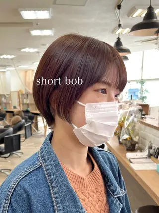 ショート カラー 初めてのショート お任せください✂️のヘアスタイル