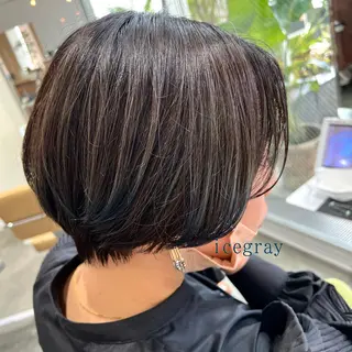 ショート カラー 🌷ショートレイヤー ヘッドスパ🌷鈴木のヘアスタイル