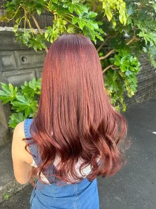 カラー ダブルスキルエクステ /羽エクステ白石宇由のヘアスタイル
