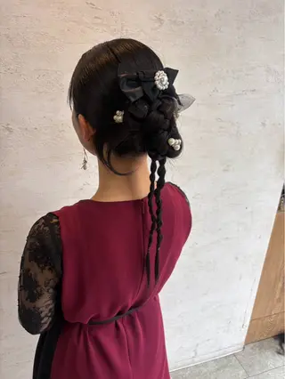 ロング ヘアアレンジ 美髪× ヘアセット✨Araiのヘアスタイル