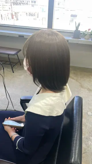 ミディアム ニュアンスカラー/ 🫧レミ(坊主)のヘアスタイル