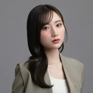 ロング カラー エクステ・レイヤ ーカット松下宗翔のヘアスタイル