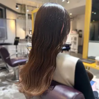 ロング Saki💛心斎橋 レイヤー/艶髪のヘアスタイル