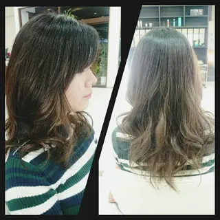 ロング キンジョウ エナミのヘアスタイル