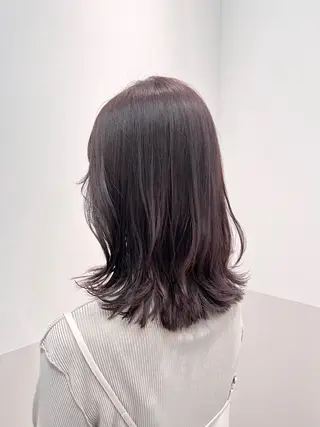 ミディアム 似合わせレイヤー/ 美髪縮毛矯正/ミナエのヘアスタイル