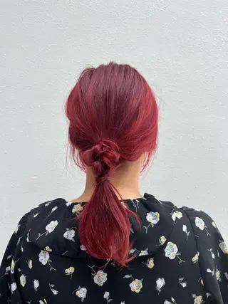 セミロング カラー ヘアアレンジ 「sumi」 AMIのヘアスタイル