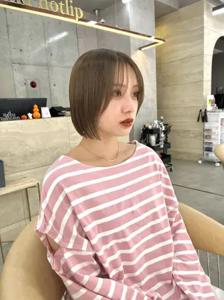 ミディアム 似合わせボブ🌟 艶髪特化💗村松優斗のヘアスタイル