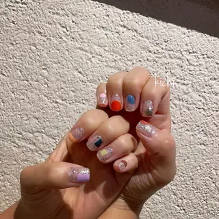 ネイル kichi･: *のネイルデザイン