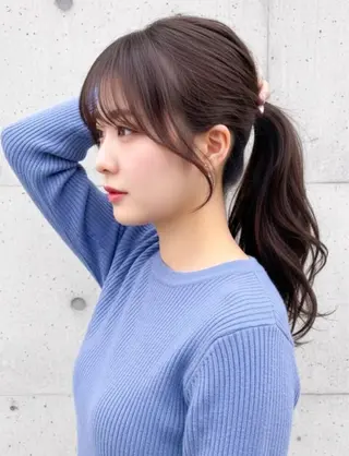 ミディアム カラー 町田美容師 mei 🍒 ✨のヘアスタイル