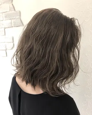 ミディアム ヘアセット 野中のヘアスタイル