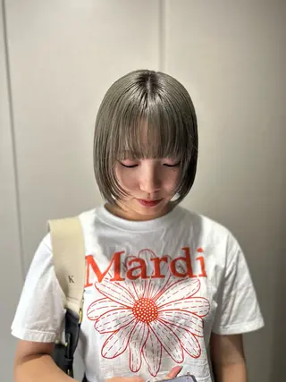 ショート 原田 朱里のヘアスタイル