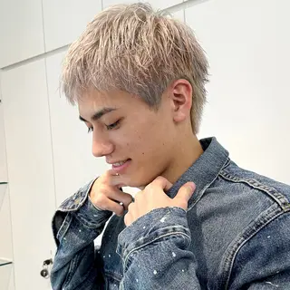 ショート カラー パーマ メンズ 朝楽メンズパーマ 🥇メンズカット吉田のヘアスタイル