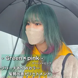 ロング カラー ボブカットモデル 募集中　ukaのヘアスタイル