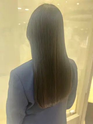 ロング 縮毛矯正/髪質改善/ 艶髪ササキナツミのヘアスタイル