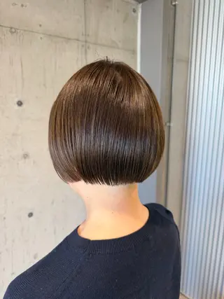 ミディアム カラー ヘアアレンジ ボブ×艶カラー 特化・リクト💥のヘアスタイル