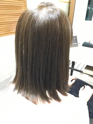 ミディアム カラー ヘアアレンジ 金子 富士のヘアスタイル
