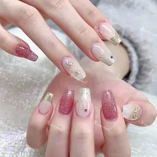ネイル 長いだし/スカルプ/ パラシェルN.oneのネイルデザイン