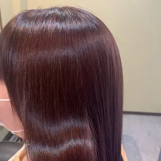 セミロング カラー kajiura /THREE藤沢店のヘアスタイル