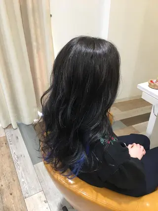 ロング カラー 先着1名様限定 カット無料のヘアスタイル