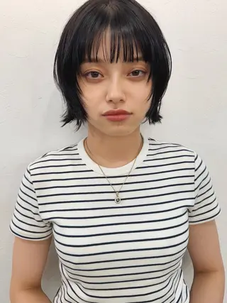 ミディアム 小野田 航己のヘアスタイル