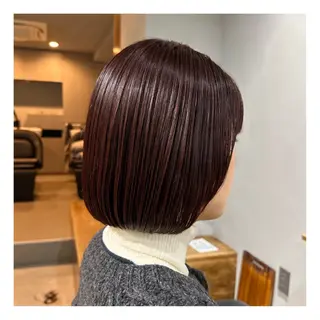 ショート カラー 縮毛矯正特別価格 /表参道/ことりのヘアスタイル
