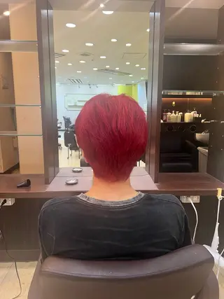 カラー ハイトーン／パーマ 特化平田のヘアスタイル