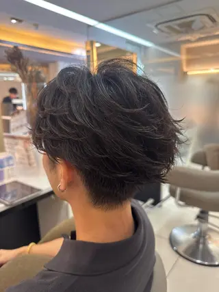 ショート パーマ メンズ メンズカット∕パーマ ∕縮毛矯正∕廣井永輝のヘアスタイル