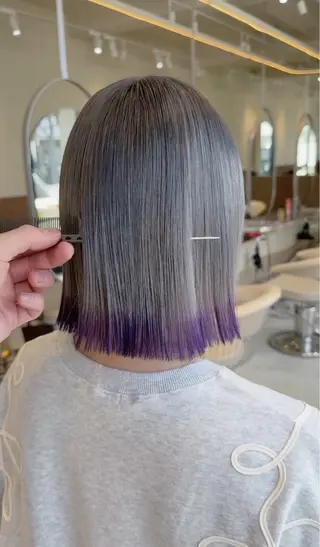 ミディアム カラー Lafithhair wille.緑町のヘアスタイル