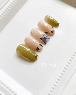 ネイル 手書きが得意🖌️ Y’s  nailのネイルデザイン