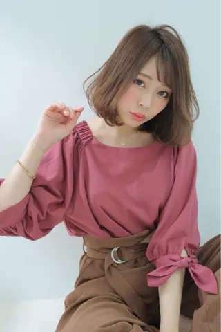 カラー レイヤーカット 早崎太生のヘアスタイル
