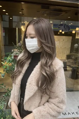 カラー 美髪矯正/髪質改善 /透明感ある艶カラーのヘアスタイル