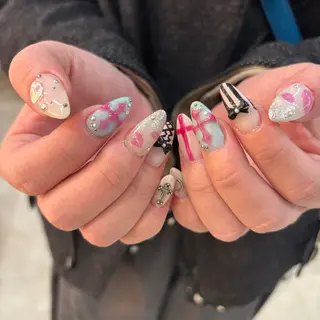 ネイル 栗田 ゆう子のネイルデザイン